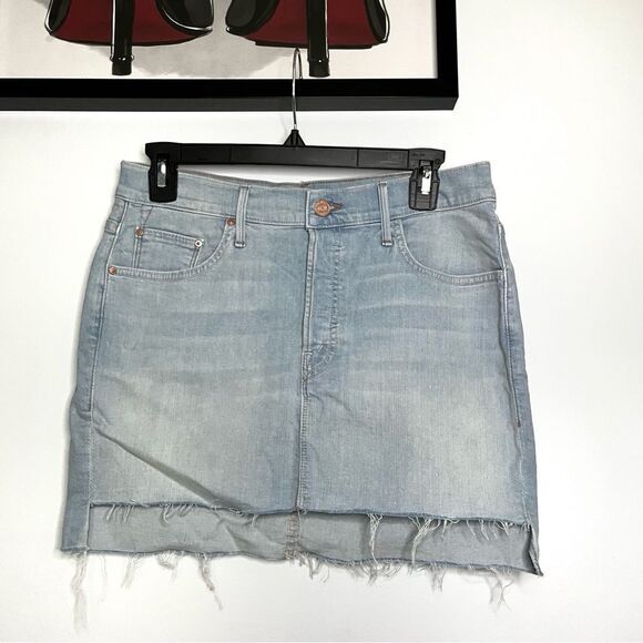 MOTHER Blue Mini Skirt - Picture 1 of 8